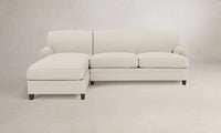 The Carmine Sectional - Performance Woven Chenille Desert