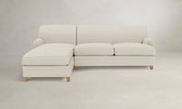 The Carmine Sectional - Performance Woven Chenille Desert