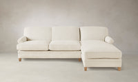 The Carmine Sectional - Performance Woven Chenille Desert