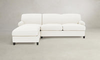 The Carmine Sectional - Performance Woven Chenille Lace