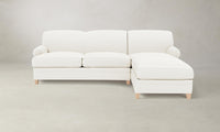 The Carmine Sectional - Performance Woven Chenille Lace