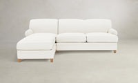 The Carmine Sectional - Performance Woven Chenille Lace