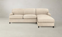 The Carmine Sectional - Tuscan Leather Bisque