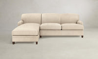 The Carmine Sectional - Tuscan Leather Bisque