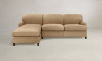 The Carmine Sectional - Tuscan Leather Camel