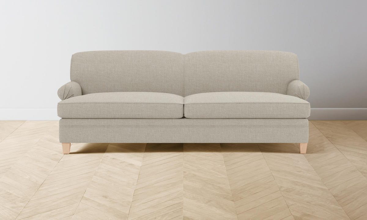 The Carmine Sofa - Heritage Belgian Linen Alder