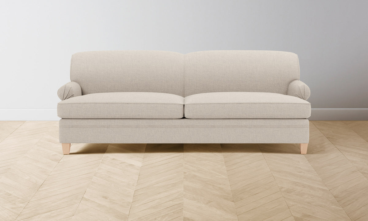 The Carmine Sofa - Heritage Belgian Linen Summit