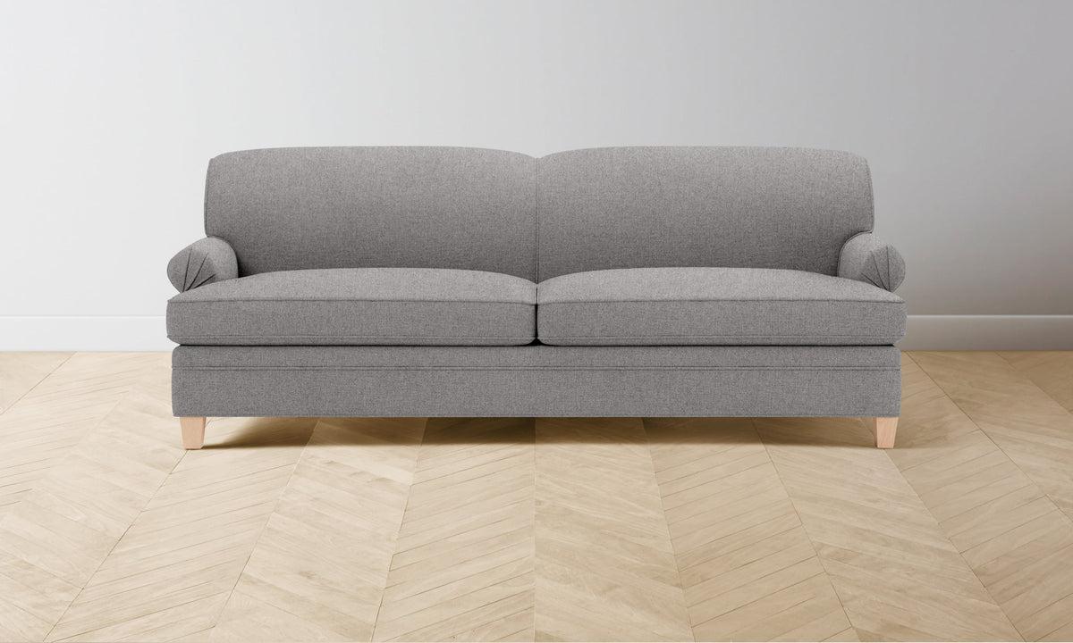 The Carmine Sofa - Italian Brushed Wool Moon