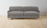 The Carmine Sofa - Nubuck Leather Asphalt