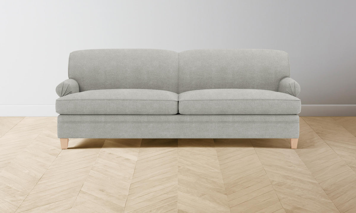 The Carmine Sofa - Performance Mélange Weave Flint