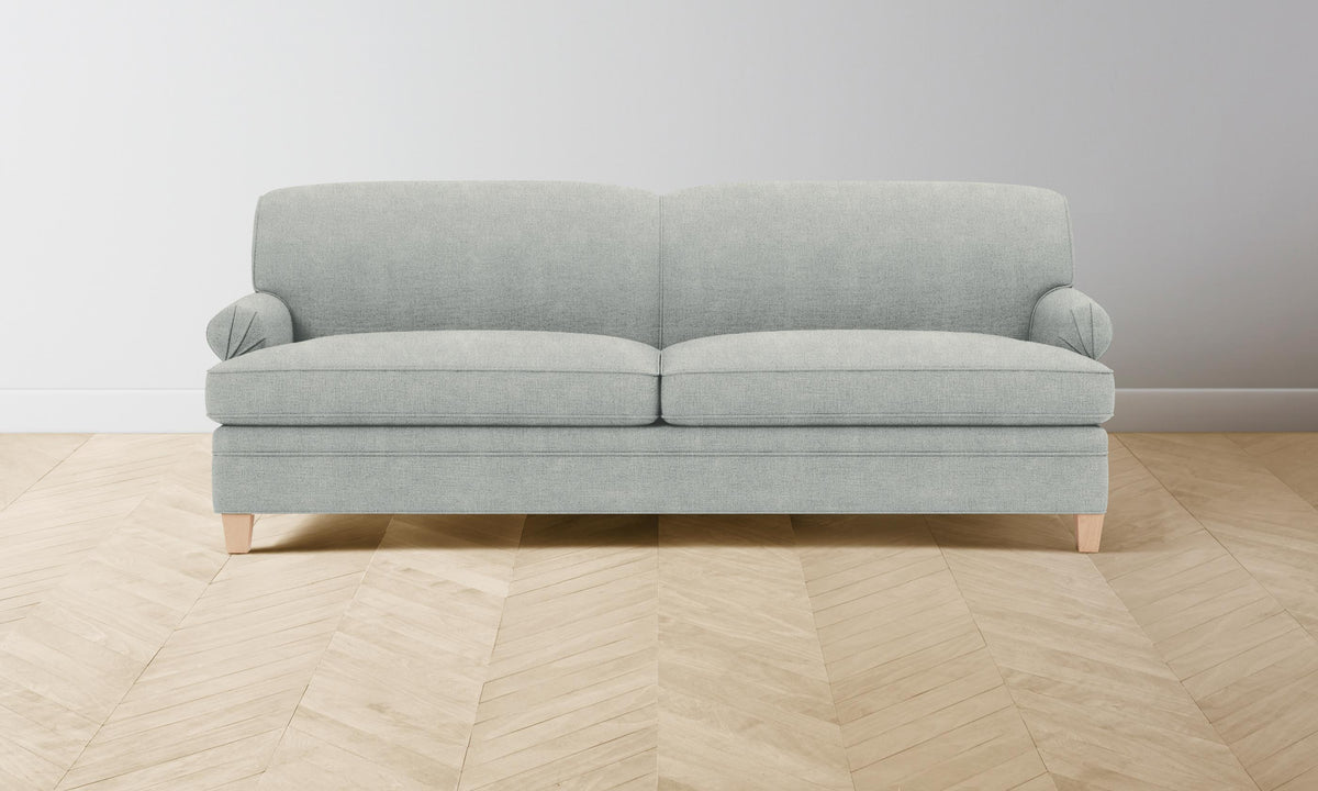 The Carmine Sofa - Performance Mélange Weave Seaglass