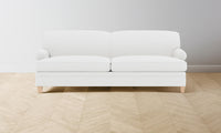 The Carmine Sofa - Performance Linen Weave Pure White