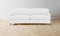 The Carmine Sofa - Performance Linen Weave Pure White