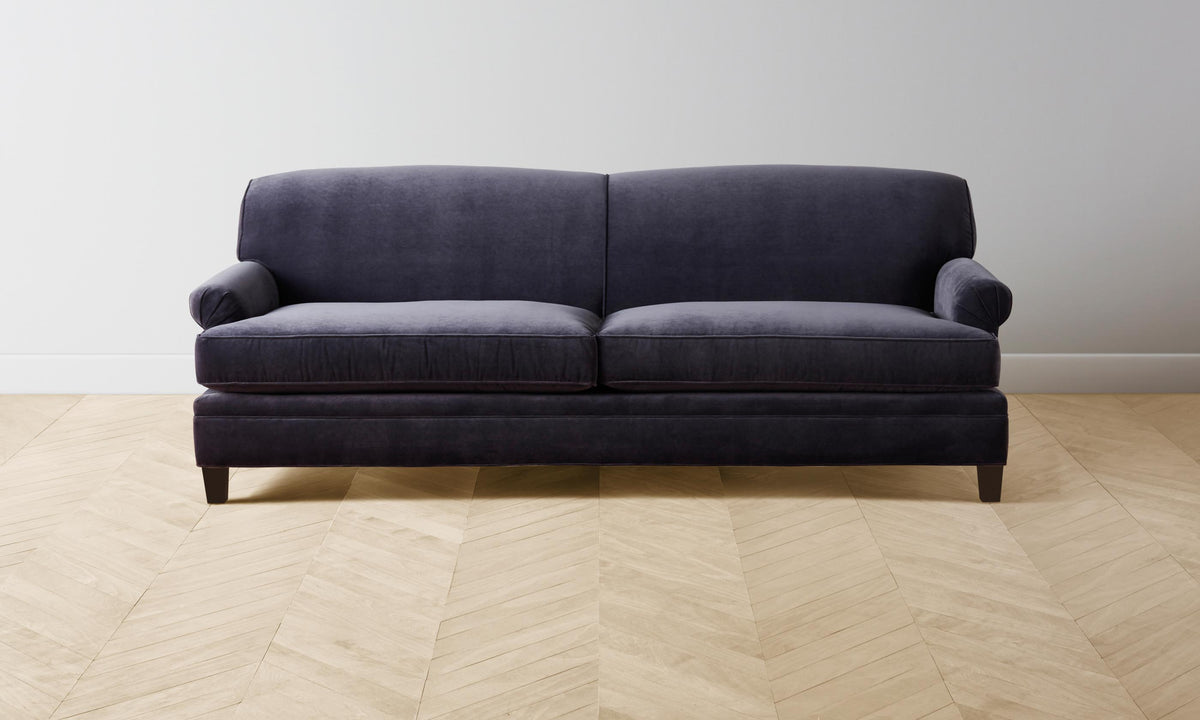 The Carmine Sofa - Performance Velvet Flannel