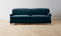 The Carmine Sofa - Performance Velvet Lagoon