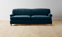 The Carmine Sofa - Performance Velvet Lagoon