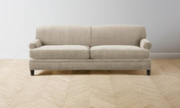 The Carmine Sofa - Performance Velvet Taupe