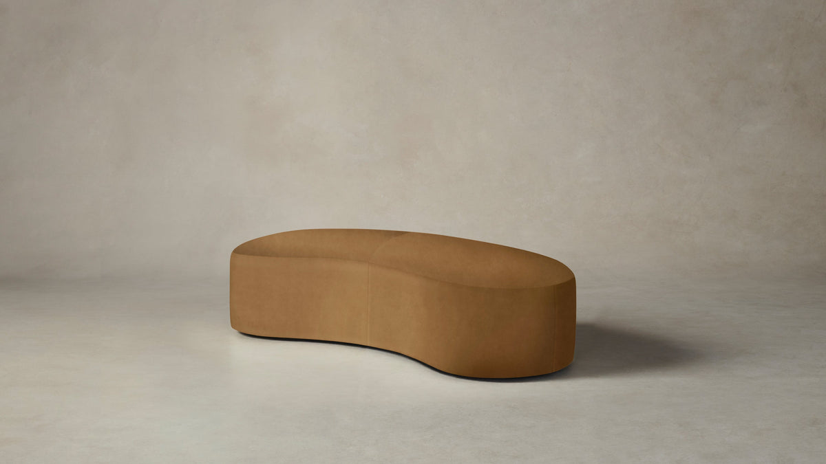 The Chelsea Daybed - Costa Leather Nutmeg