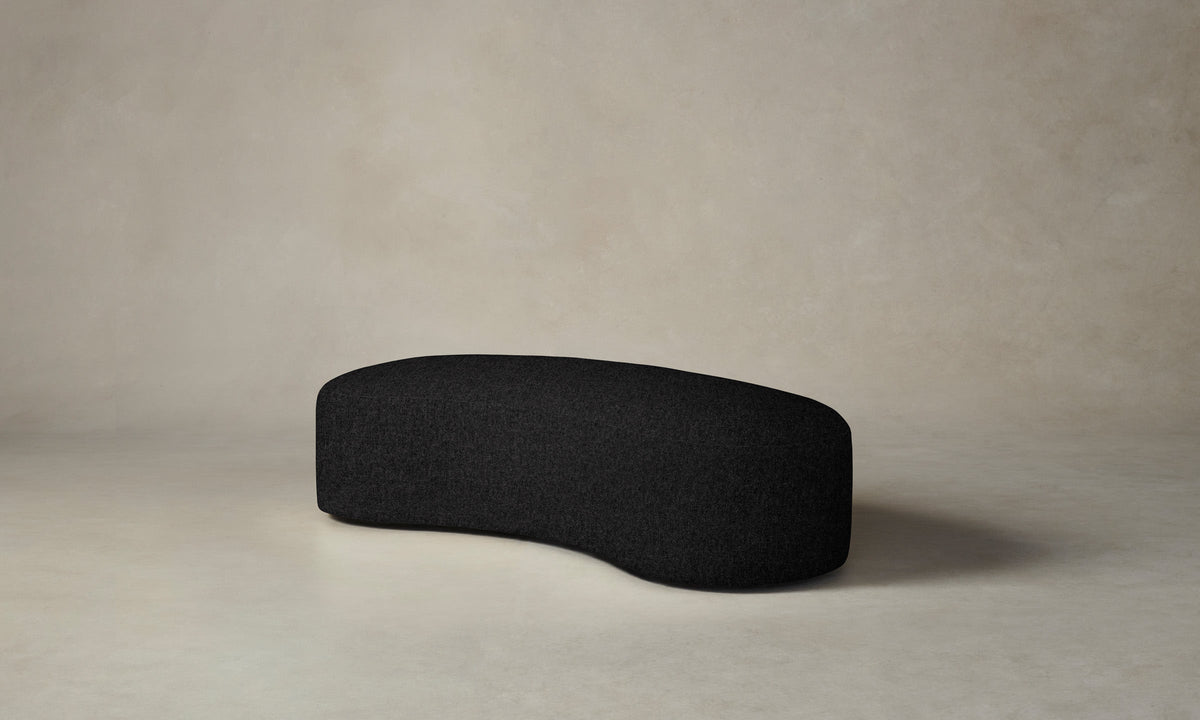 The Chelsea Daybed - Italian Brushed Wool Pepper