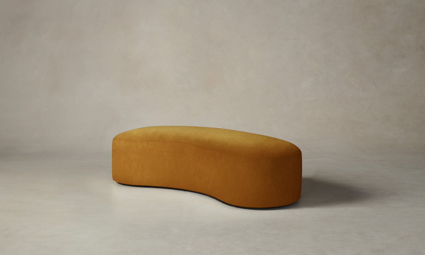 The Chelsea Daybed - Mohair Amber