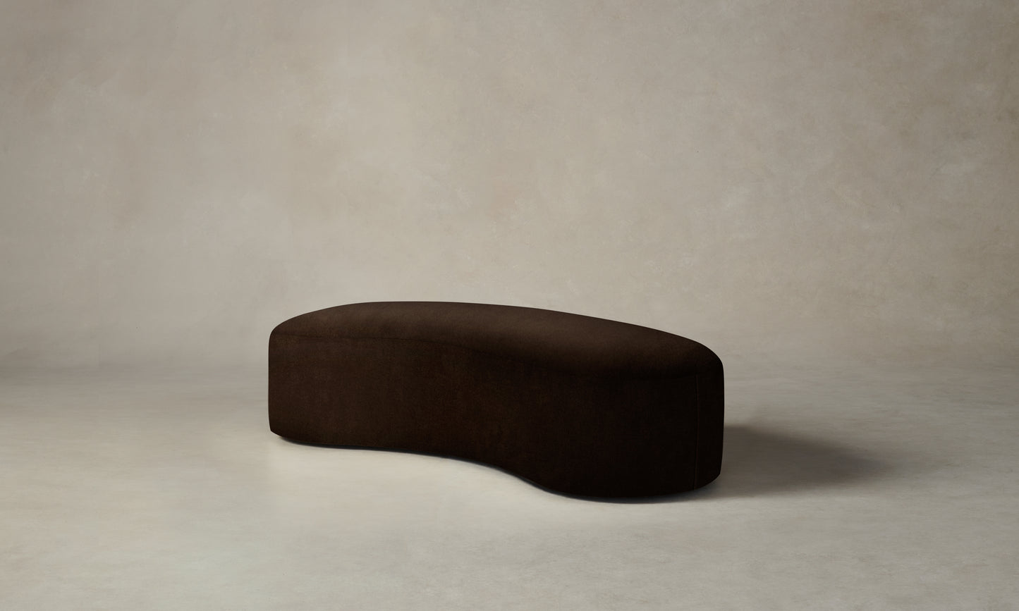 The Chelsea Daybed - Mohair Chocolate