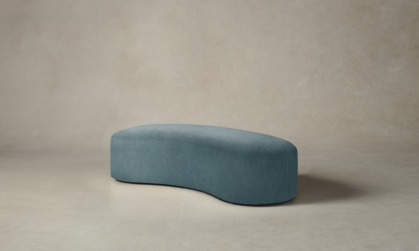 The Chelsea Daybed - Mohair Slate Blue