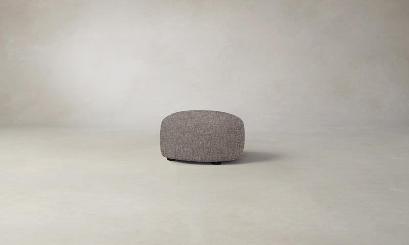 The Chelsea Ottoman - Heritage Belgian Linen Carob