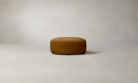 The Chelsea Ottoman - Mohair Brown Sugar