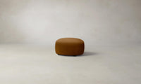 The Chelsea Ottoman - Mohair Brown Sugar