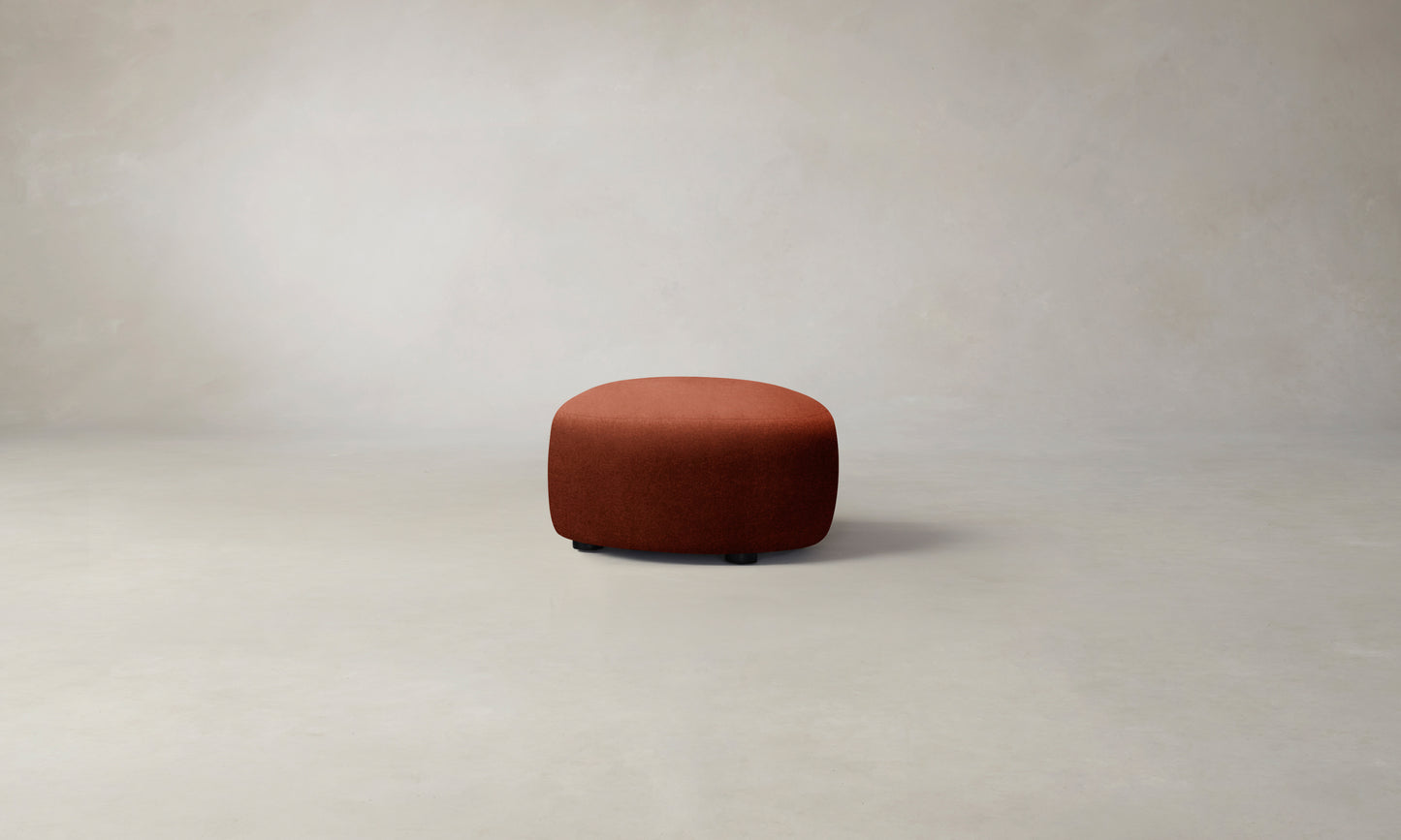 The Chelsea Ottoman - Mohair Spice