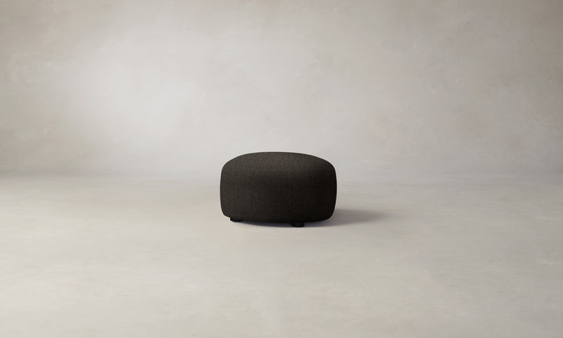 The Chelsea Ottoman - Performance Textural Weave Root