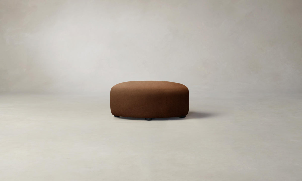 The Chelsea Ottoman - Performance Velvet Cider