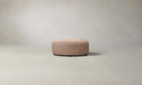 The Chelsea Ottoman - Performance Velvet Dusty Rose