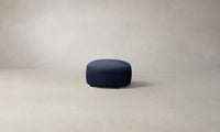 The Chelsea Ottoman - Performance Velvet Midnight