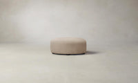 The Chelsea Ottoman - Performance Velvet Taupe