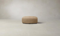 The Chelsea Ottoman - Tuscan Leather Camel