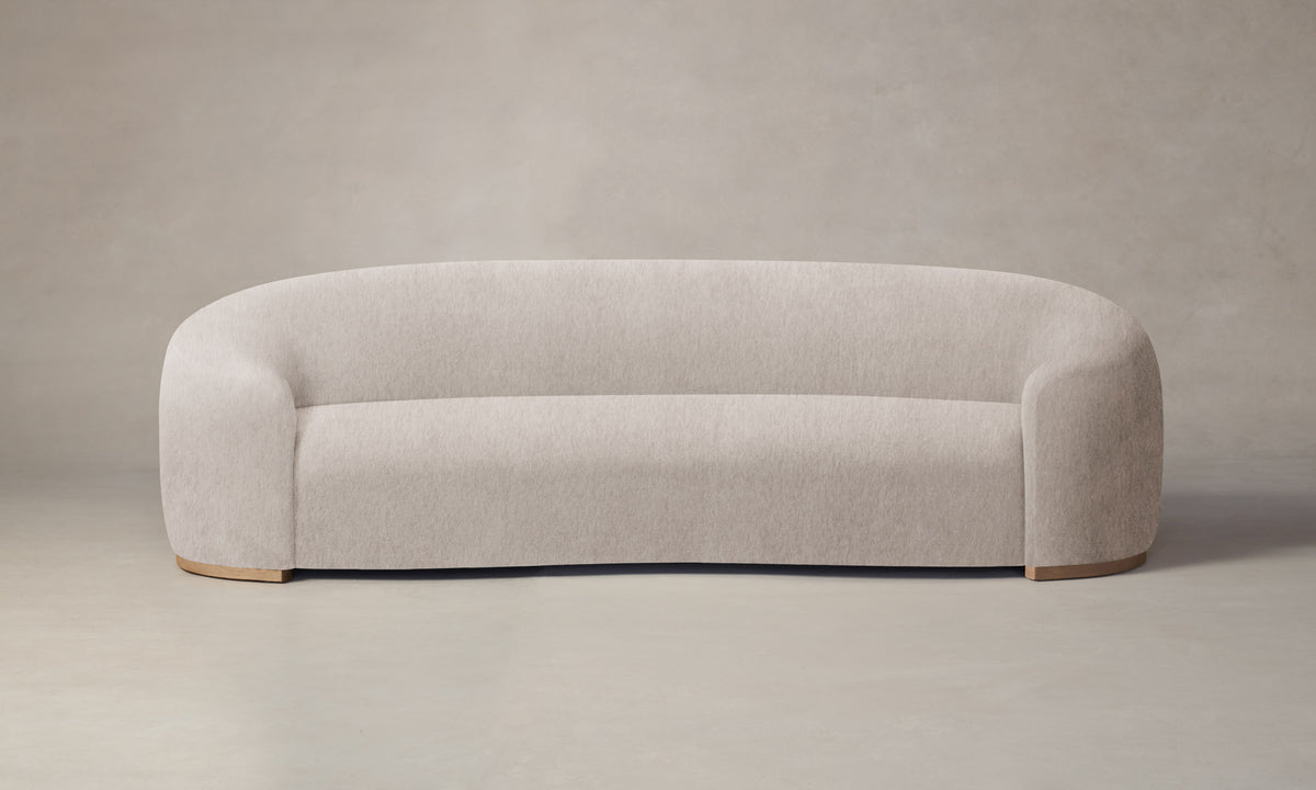 The Chelsea Sofa - Deep Pile Mohair Limestone
