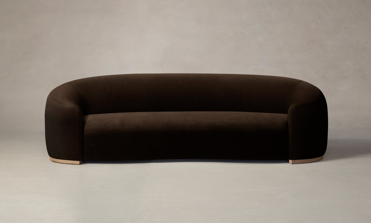 The Chelsea Sofa - Mohair Chocolate