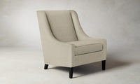 The Chrystie Chair - Belgian Linen Alder