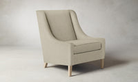 The Chrystie Chair - Belgian Linen Alder