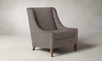 The Chrystie Chair - Belgian Linen Carob