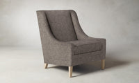 The Chrystie Chair - Belgian Linen Carob