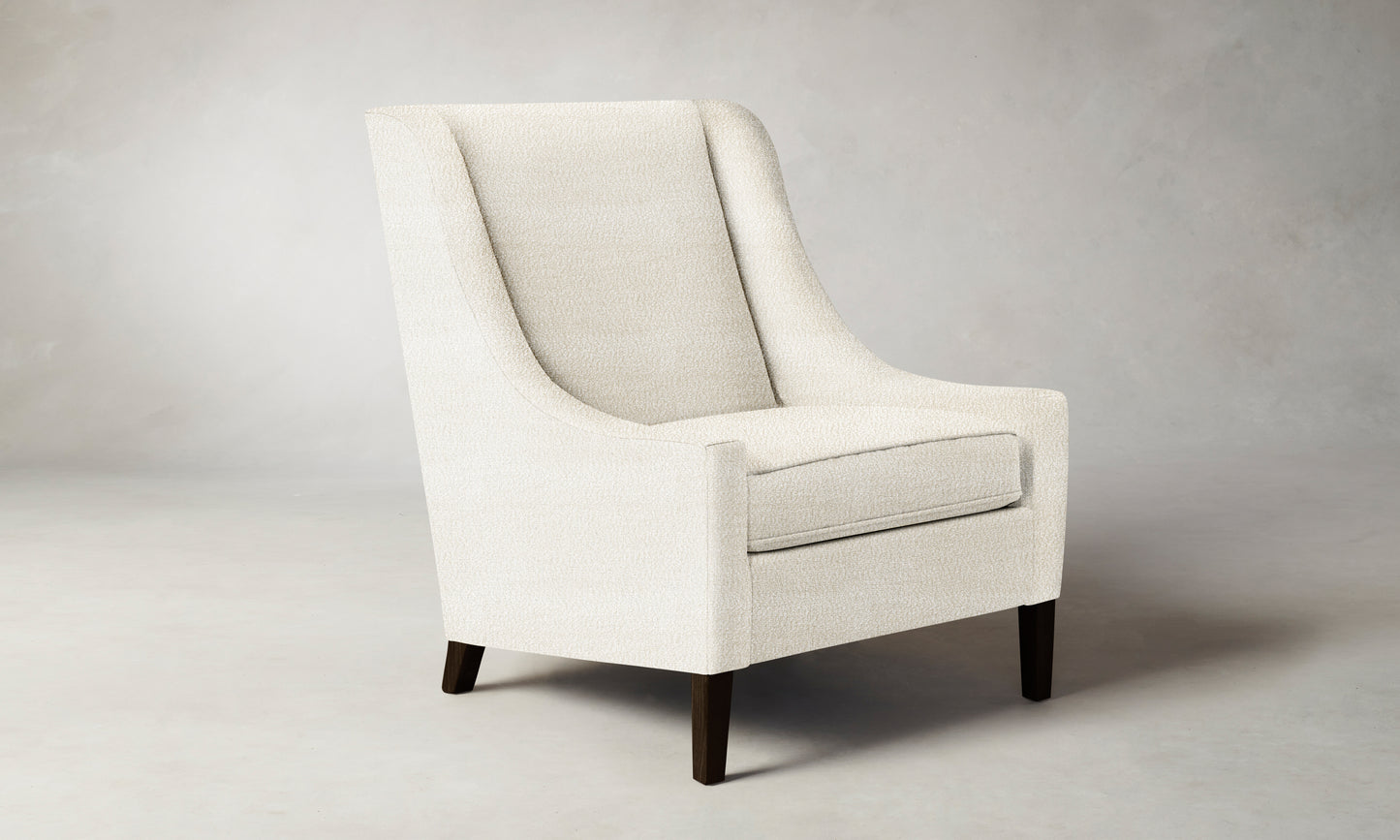 The Chrystie Chair - Italian Bouclé White