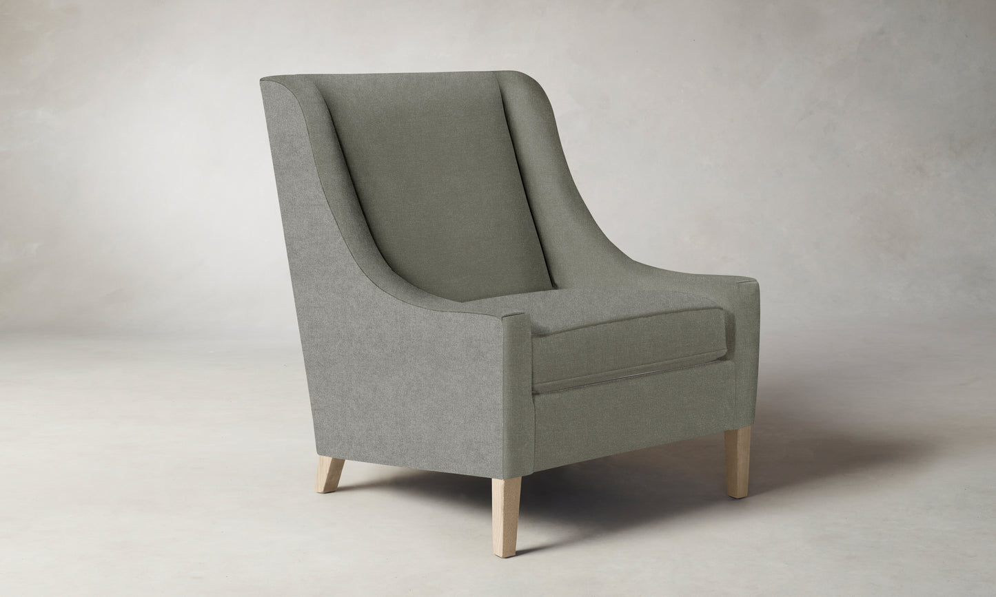 The Chrystie Chair - Merino Granite