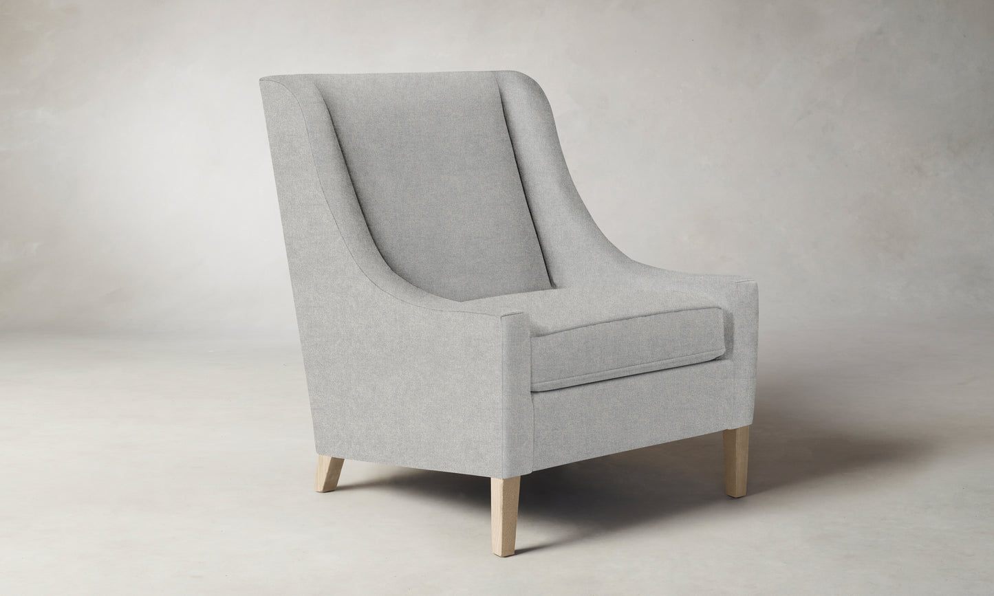 The Chrystie Chair - Merino Heather Grey