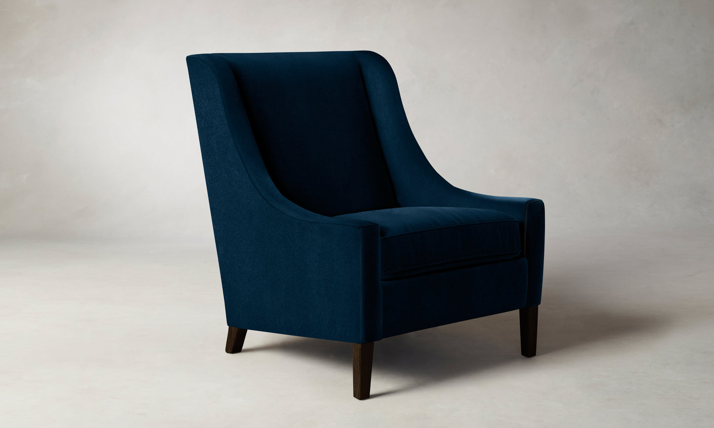 The Chrystie Chair - Mohair Admiral