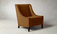 The Chrystie Chair - Mohair Brown Sugar