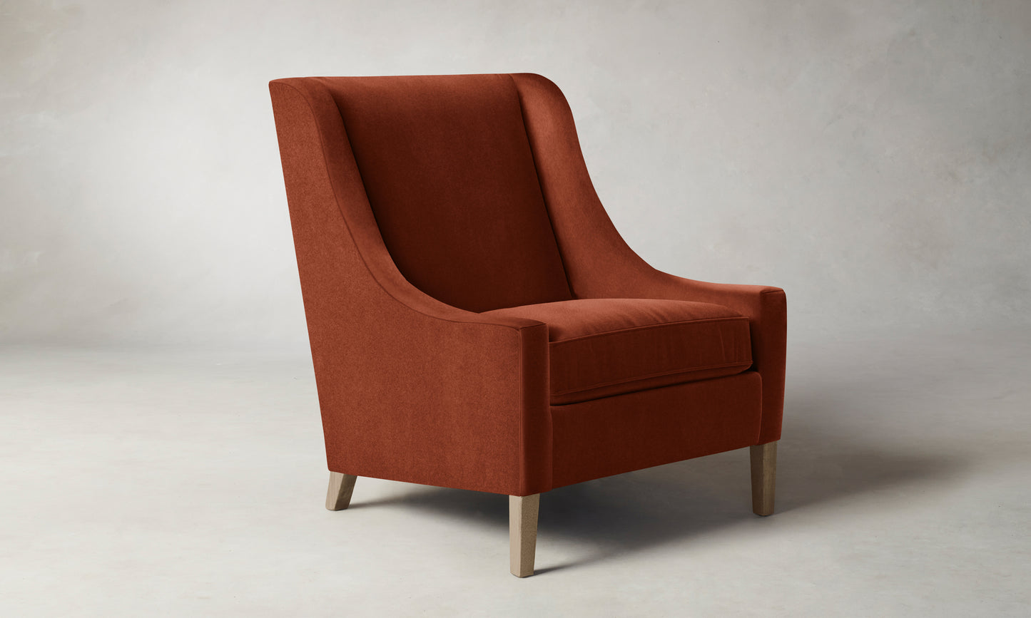 The Chrystie Chair - Mohair Spice