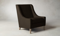 The Chrystie Chair - Nubuck Leather Espresso