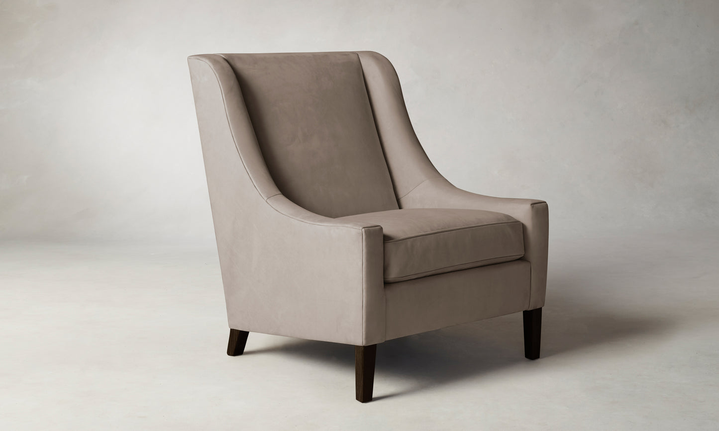 The Chrystie Chair - Nubuck Leather Fawn